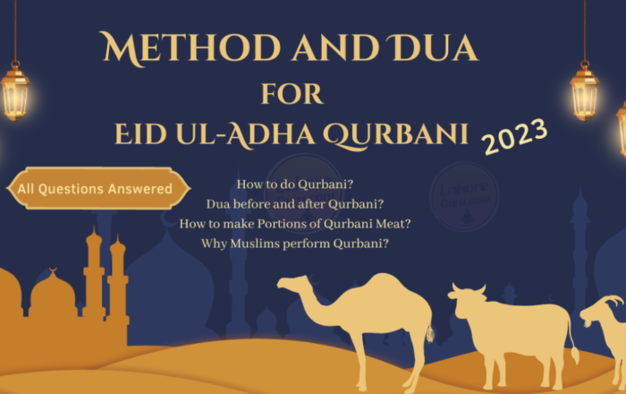 The Method and Dua for Eid ul-Adha Qurbani 
