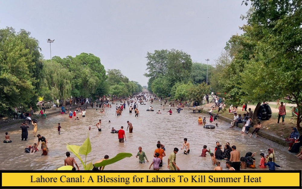 Lahore Canal A Blessing for Lahoris To Kill Summer Heat